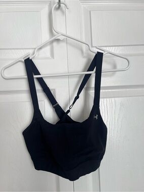 Under Armour Navy/Black Sports Bra with Crossback Straps